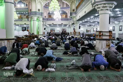 مراسم معنوی اعمال ام داود در حرم عبدالعظیم الحسنی(ع)