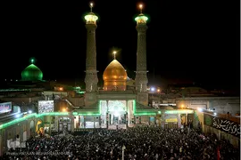 آخرین شب مراسم عزاداری مسلمیه در حرم حضرت‌عبدالعظیم(ع)