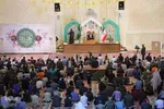 مراسم بزرگداشت آیت‌الله ربانی شیرازی در حرم مطهر
