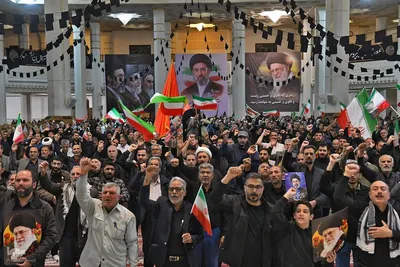 مراسم چهلمین روز شهادت قائد شهید امت در حرم شاهچراغ(ع)