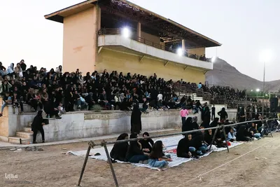 مراسم آیینی خیمه‌سوزان در مبارکه