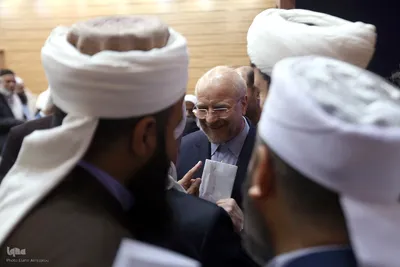 دیدار جمعی از علمای اهل سنت با رئیس مجلس
