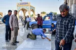 ارسال اقلام مورد نیاز سیل زدگان از آستان علی بن مهزیار(ع) اهواز