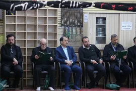 مراسم ترحیم مرحوم یعقوب منصوری پدر کریم منصوری قاری ممتاز و بین المللی کشور