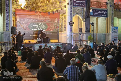 عزاداری شب عاشورای حسینی در حرم مطهر شاهچراغ(ع)