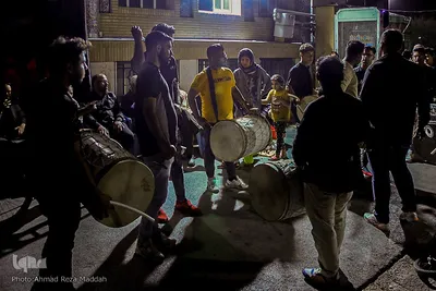 مراسم سوگواری عزاداری شب شهادت امام رضا(ع) در مسجد رسول اعظم(ص) شیراز