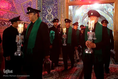 مراسم شام غریبان امام رضا(ع) در حرم مطهر رضوی