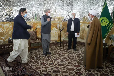دیدار وزیر امورخارجه پاکستان با تولیت آستان قدس رضوی