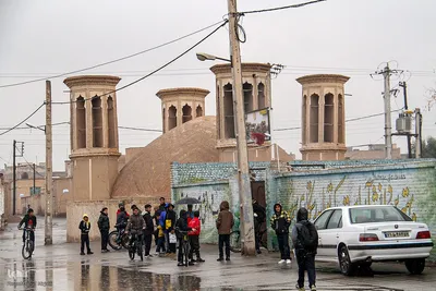بارش اولین برف زمستانی رخت سفید بر تن ییلاقات استان یزد