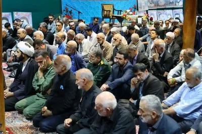 تجلیل از استاد سیدمحسن موسوی بلده در محفل قرآنی شهر بلده