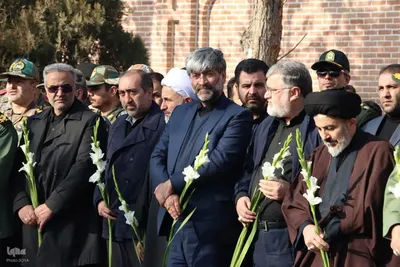 تشییع پیکر مطهر شهدای گمنام تازه تفحص شده در ارومیه‎