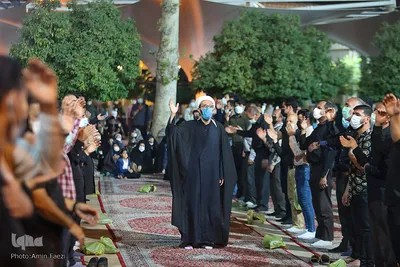 عزاداری شب شهادت امام رضا(ع) در حرم شاهچراغ(ع)