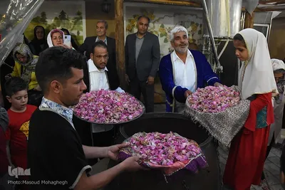 جشنواره گل محمدی در خانه تاریخی پورحسینی‌های شهر سمنان