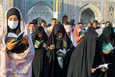 مراسم دعای عرفه در حرم مطهر رضوی
