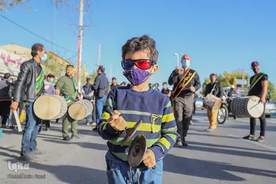 راهپیمایی و سوگواری "عاشقان باب الحوائج" در سومین حرم اهل بیت (ع)