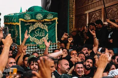 تشییع تابوت نمادین حوزه حکمت امام محمد جواد(ع)