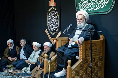مراسم عزاداری شهادت حضرت فاطمه (س) در بیت امام جمعه تبریز