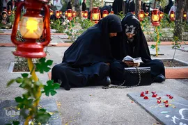 گلزار شهدای تهران، در روز شهادت امام رئوف