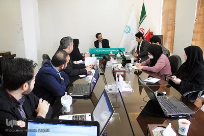 نشست خبری حمیدرضا قمی سخنگوی شورای اسلامی شهر یزد