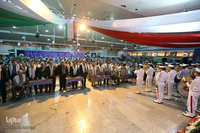مراسم زنگ دانش آموز شهید در گلزار مطهر شهدا