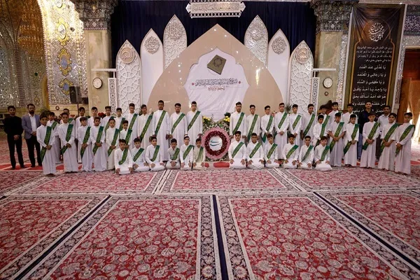 انطلاق مشروع الإمامين العسكريين (ع) القرآني/ تخرج براعم مركز الزهراء (ع) للطفل القرآني في كربلاء