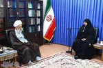 نشست فعالان فرهنگی بنیاد عفاف و حجاب دفتر نماینده ولی فقیه در مازندران با آیت الله محمد باقر  محمدی لائینی  در ساری