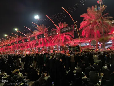 حال و هوای بین الحرمین در شام شهادت حضرت زینب(س)