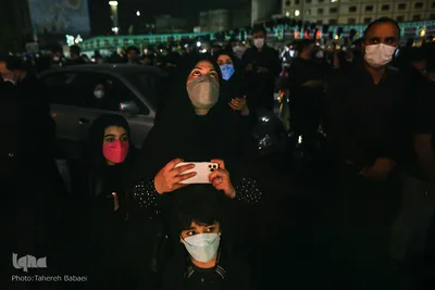 رونمایی از دیوارنگاره محرمی ۱۴۰۰ میدان ولیعصر(عج)