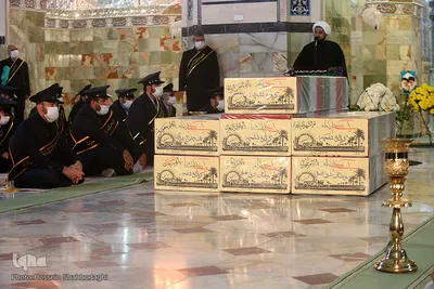 ۷ شهید گمنام میزبان اقامه عزا به مناسبت رحلت حضرت معصومه(س)