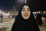 فیلم | دختری از سوئد در راهپیمایی اربعین