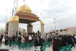 اهتزاز پرچم حسینی در شهرکرد
