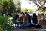 قرائت دعای عرفه در باغ رضوان اصفهان