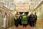 تجدید میثاق خدام امام رضا با حضرت شاهچراغ (ع)
