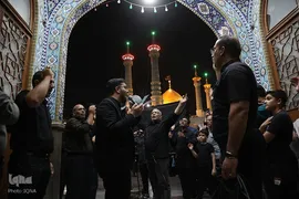 عزاداری شب شهادت امام جواد(ع) در حرم حضرت معصومه(س)