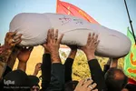 تشعیع پیکر دو شهید گمنام در بیرجند
