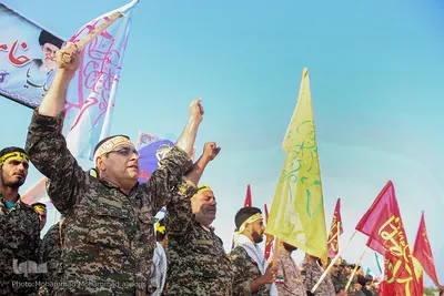 تجمع بزرگ بسیجیان خوزستان