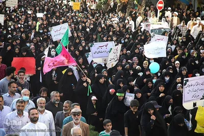 اجتماع روز ملی عفاف و حجاب در مشهد