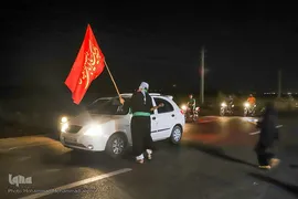 خدمت‌رسانی شبانه‌روزی مواکب حسینی به زوار در چذابه
