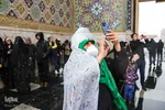 بارش اولین برف زمستانی در مشهد ـ حرم رضوی