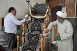 آیین غبارروبی مساجد در بیرجند