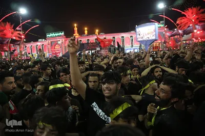 عزاداری شب اربعین در کربلا
