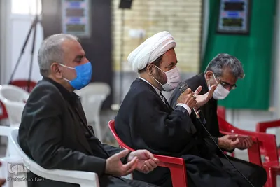 مراسم عزاداری هیئت بسیج رسانه فارس