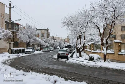بارش اولین برف زمستانی در اراک
