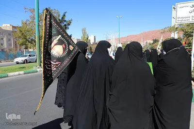 پیاده روی جا ماندگان اربعین در تبریز