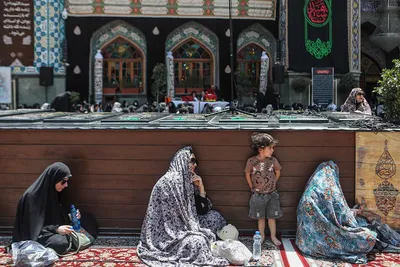 مراسم تاسوعای حسینی در امام زاده صالح(ع) تجریش