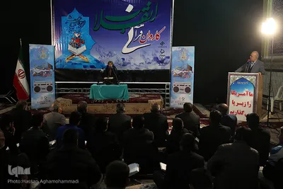 کاروان قرآنی انقلاب در شهرستان دارالصابرین بم