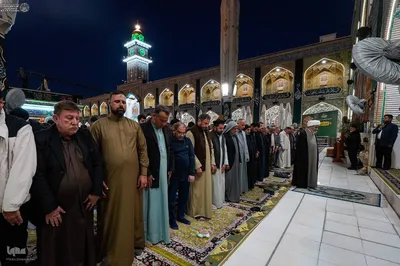 شب ولادت امیرالمؤمنین (ع) در حرم مطهر علوی