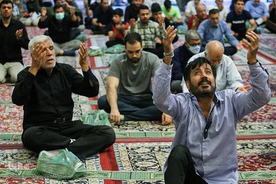 مراسم سوگواری شهادت حضرت امام محمدباقر(ع) در حرم شاهچراغ(ع)‎‎