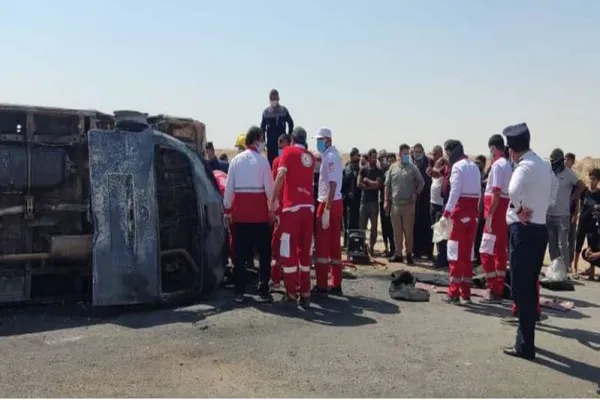 فوت یک زائر ایرانی در تصادف محور سامرا به بغداد