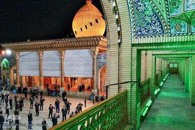 عزاداری شب چهارم محرم در حرم مطهر حضرت شاهچراغ (ع)‎‎